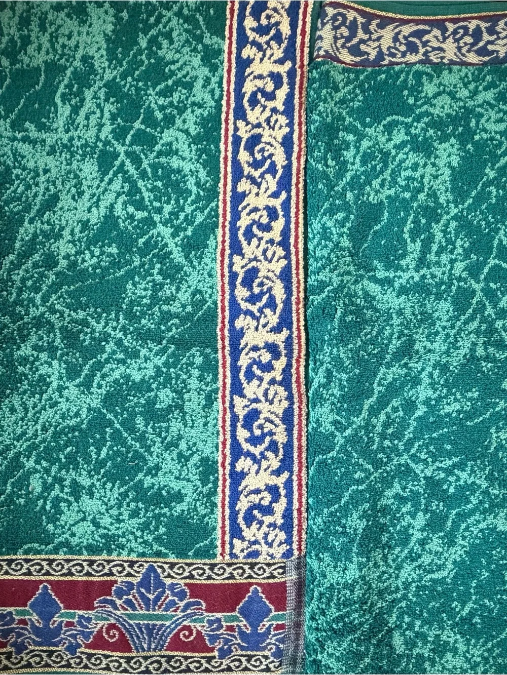 Royal Velvet Deep Teal Decorative Bath Towels - Royal Velvet